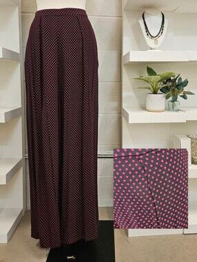 Polka Dot Pleat Trousers